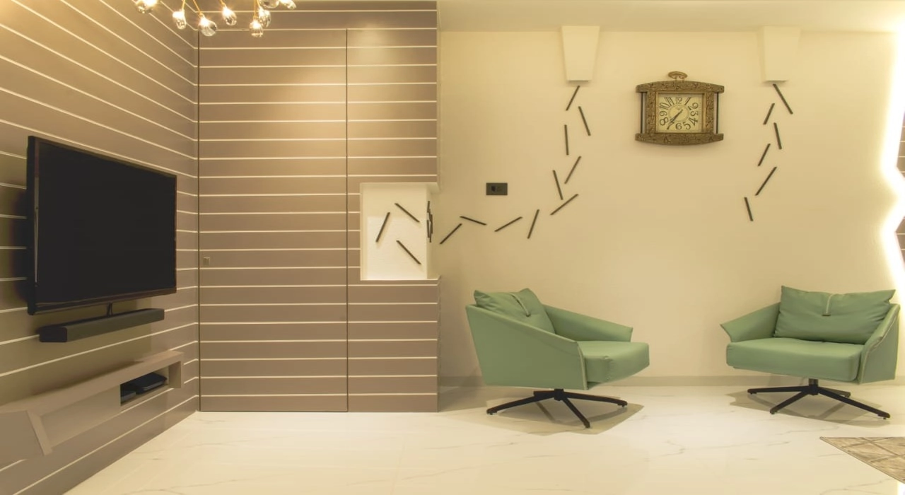 Elegant Tv Unit Wall Paneling 24