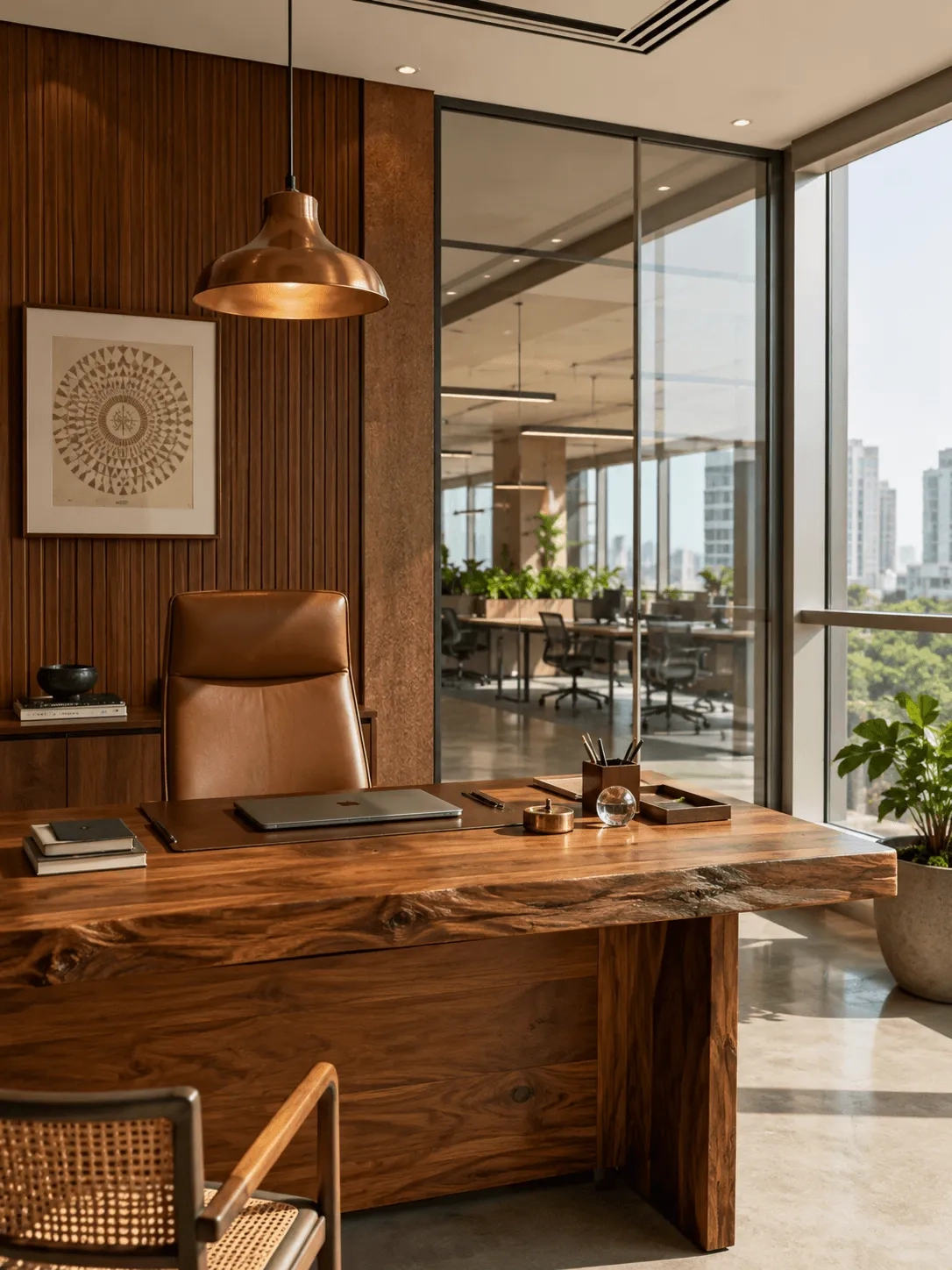 Modern Vastu executive office cabin